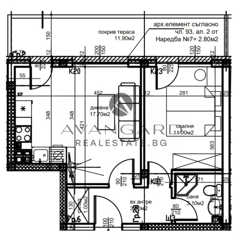 Продава  2-стаен град Пловдив , Остромила , 66 кв.м | 22691516 - изображение [2]