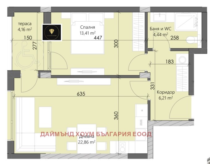 Продается  1 спальня Пловдив , Кършияка , 74 кв.м | 47902930 - изображение [2]