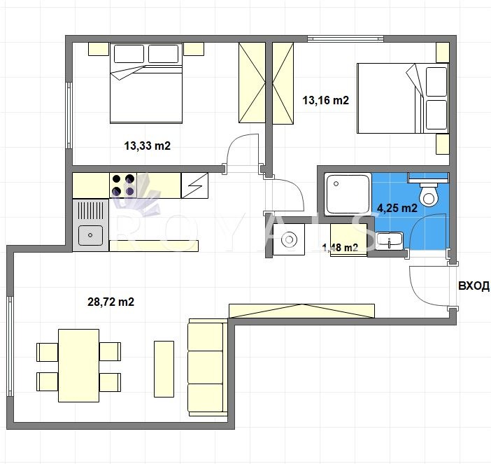 Продава 3-СТАЕН, гр. Варна, Галата, снимка 3 - Aпартаменти - 48582632