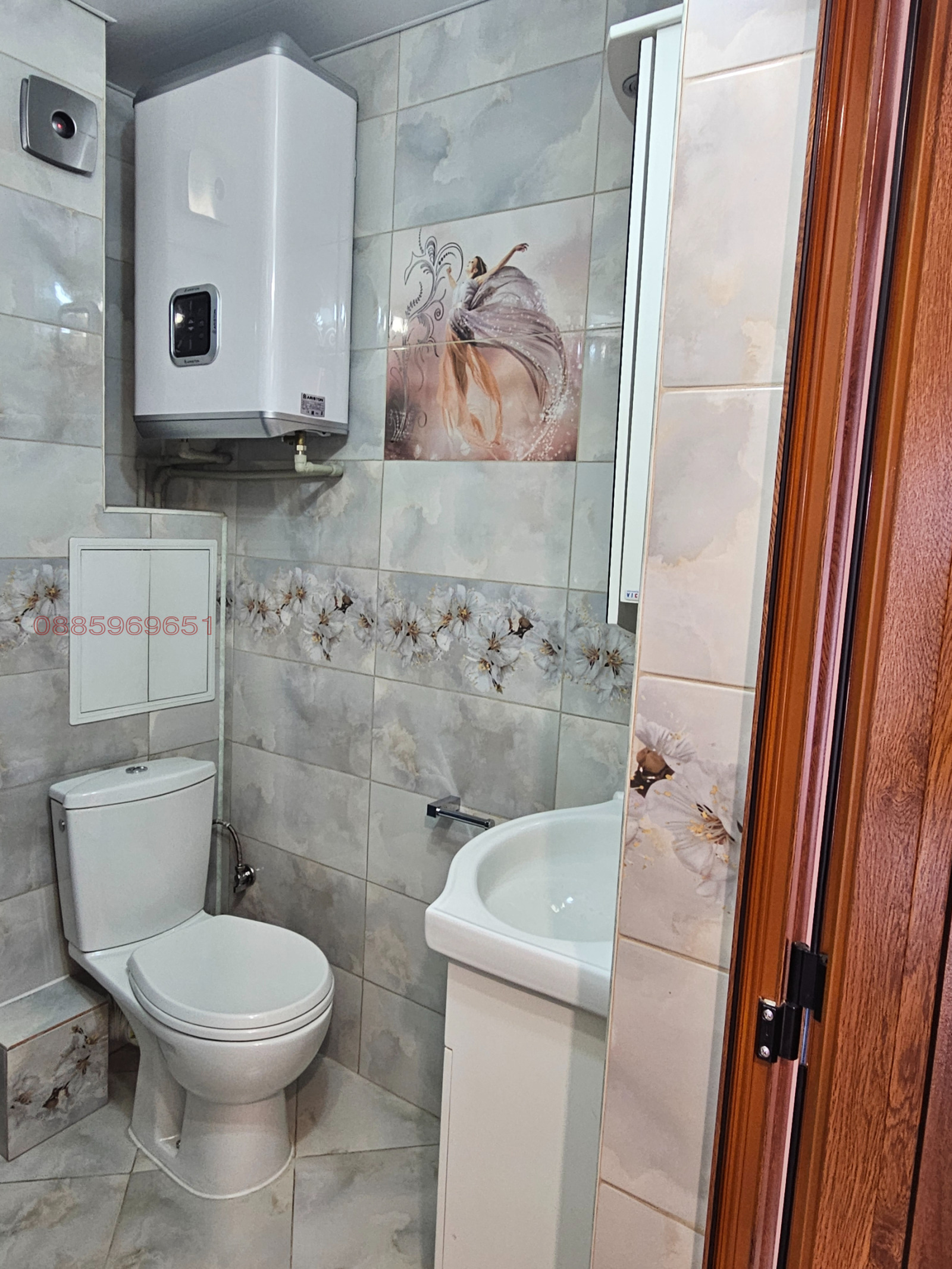 Продава 2-СТАЕН, гр. Монтана, Широк център, снимка 9 - Апартаменти - 53964094