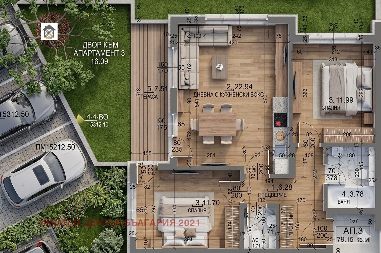 Продава 3-СТАЕН, гр. София, Малинова долина, снимка 10 - Апартаменти - 53267354