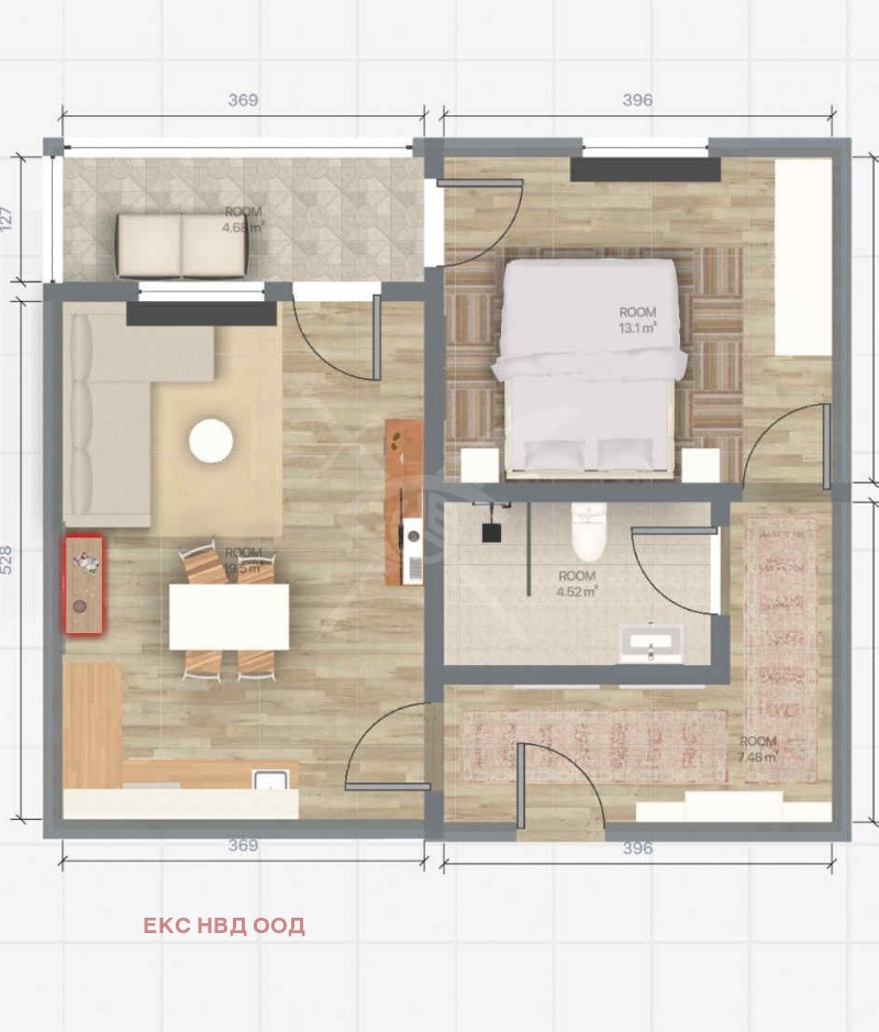Продава  2-стаен град Пловдив , Христо Смирненски , 43 кв.м | 59531453 - изображение [7]