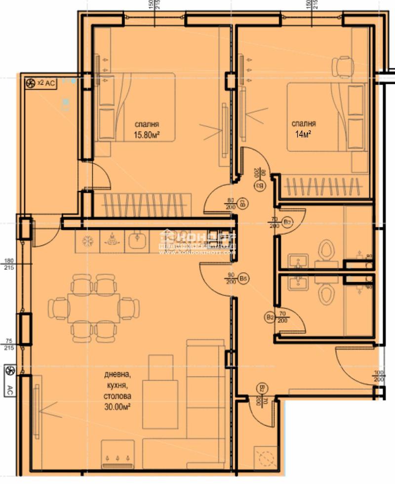 Продава  3-стаен град Пловдив , Христо Смирненски , 112 кв.м | 89782449 - изображение [4]