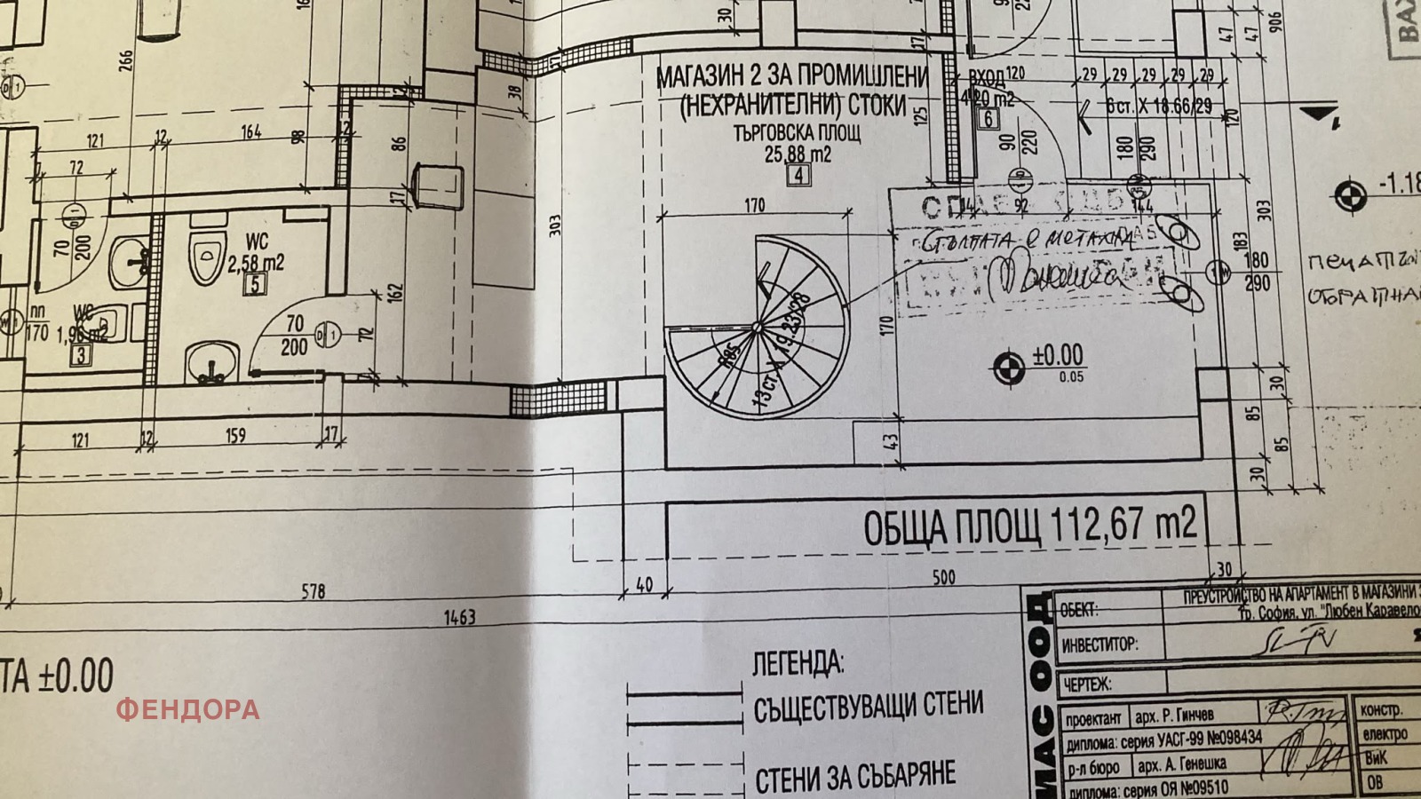 Продава МАГАЗИН, гр. София, Център