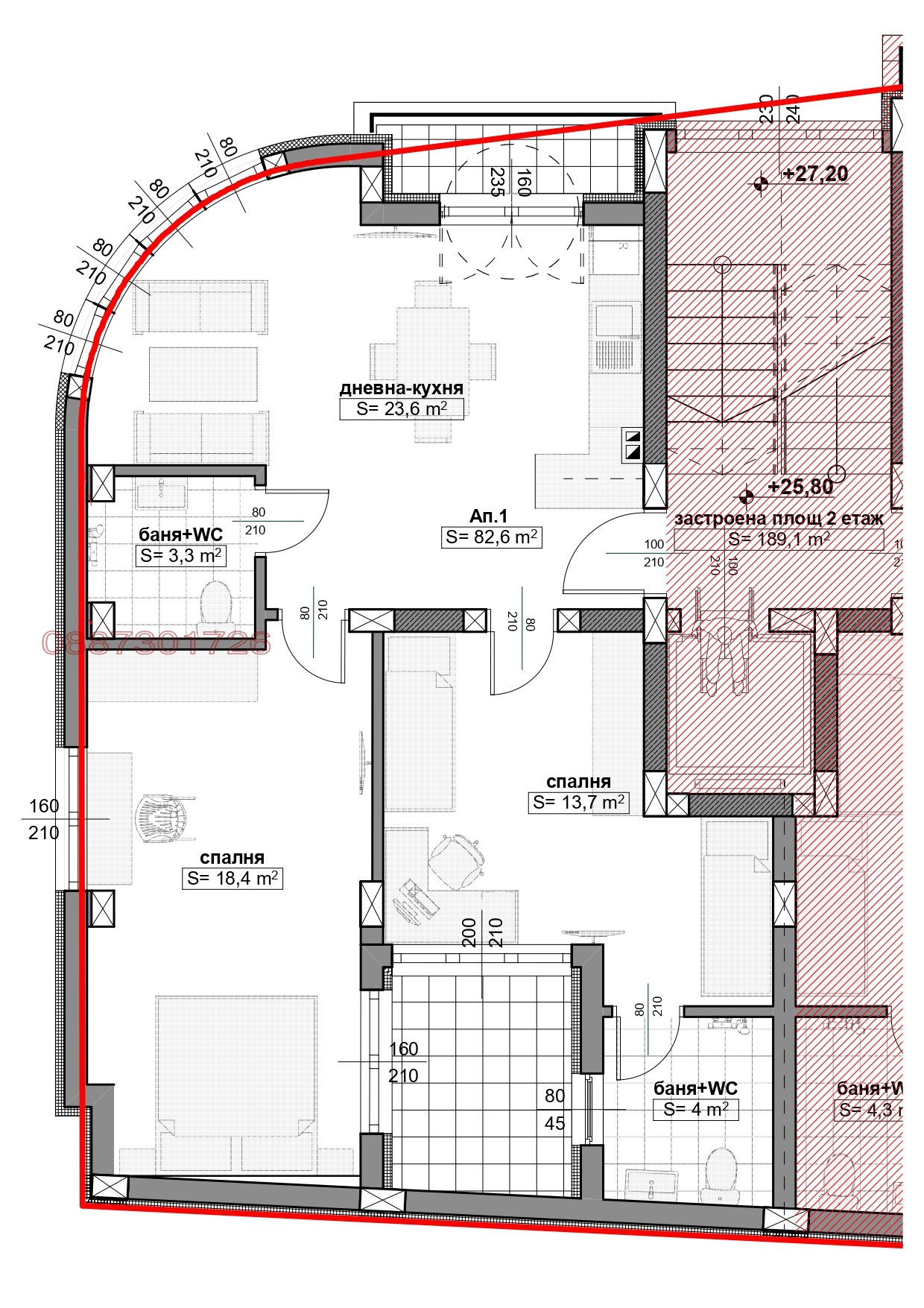 Продава 3-СТАЕН, гр. Русе, Централен южен район, снимка 2 - Апартаменти - 53855010