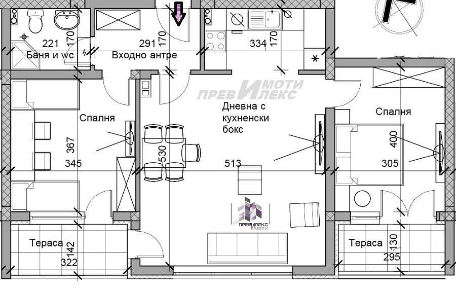 Продава 3-СТАЕН, гр. Пловдив, Остромила