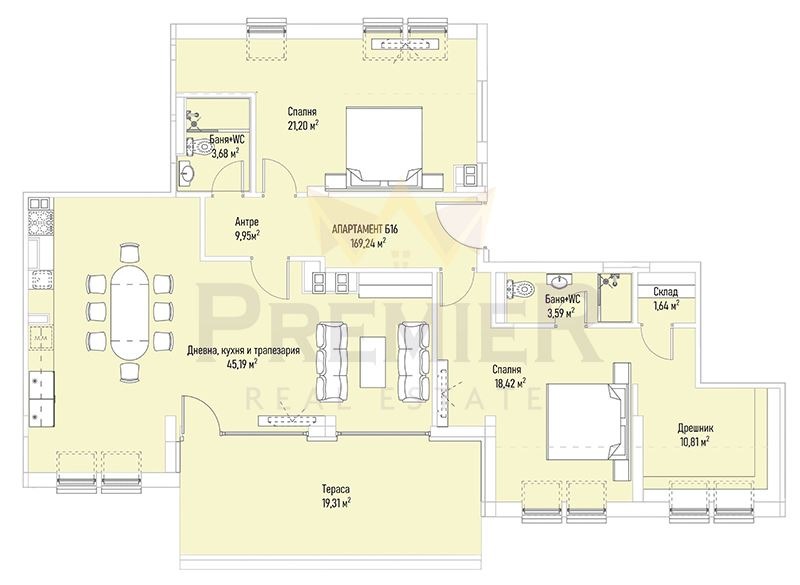 In vendita  2 camere da letto Sofia , Lozenets , 201 mq | 69264990 - Immagine [15]