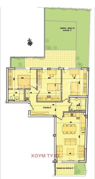 Satılık  3 yatak odası Sofia , Krastova vada , 194 metrekare | 69390731 - görüntü [2]