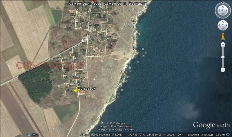 Продава ПАРЦЕЛ, с. Камен бряг, област Добрич, снимка 2 - Парцели - 52786331