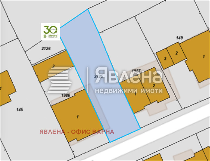Продава ПАРЦЕЛ, гр. Варна, Виница, снимка 3 - Парцели - 54705117