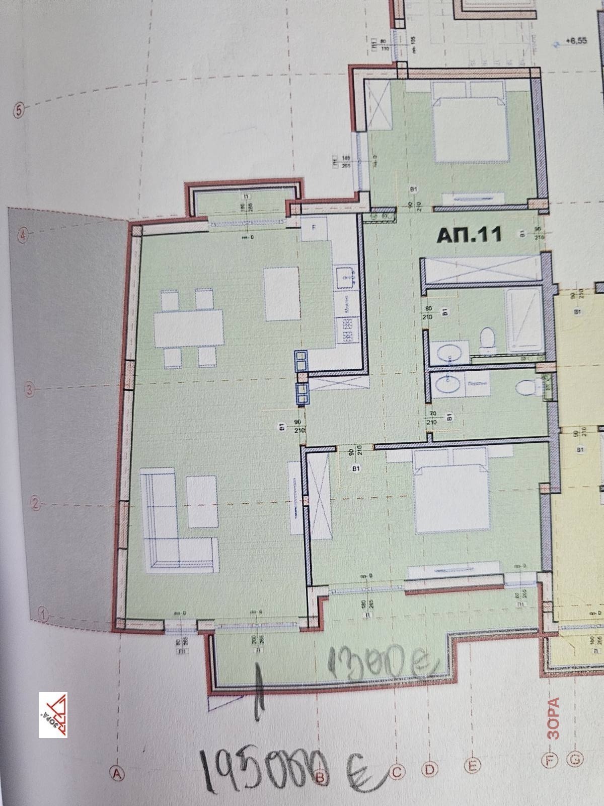 Продава 3-СТАЕН, гр. Враца, Център, снимка 3 - Апартаменти - 54260607