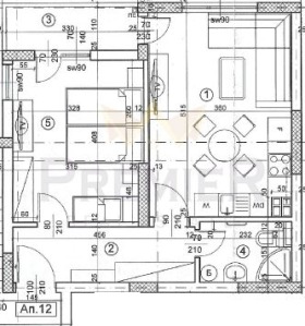 Продава 2-стаен град Варна Възраждане 4 - [1] 