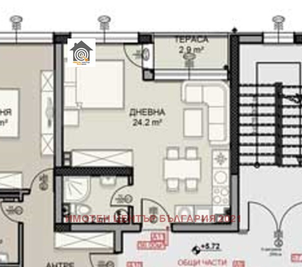 À vendre  Studio Sofia , Darvenitsa , 47 m² | 98939357 - image [10]
