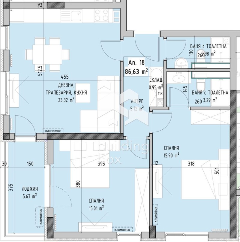 Продава 3-СТАЕН, гр. София, Малинова долина, снимка 2 - Aпартаменти - 46847605