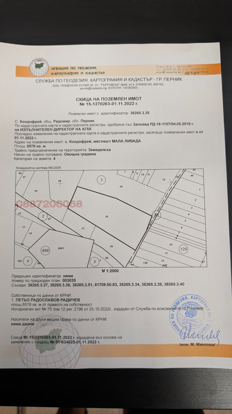 Продава  Парцел област Перник , с. Кондофрей , 22000 кв.м | 89004725 - изображение [9]
