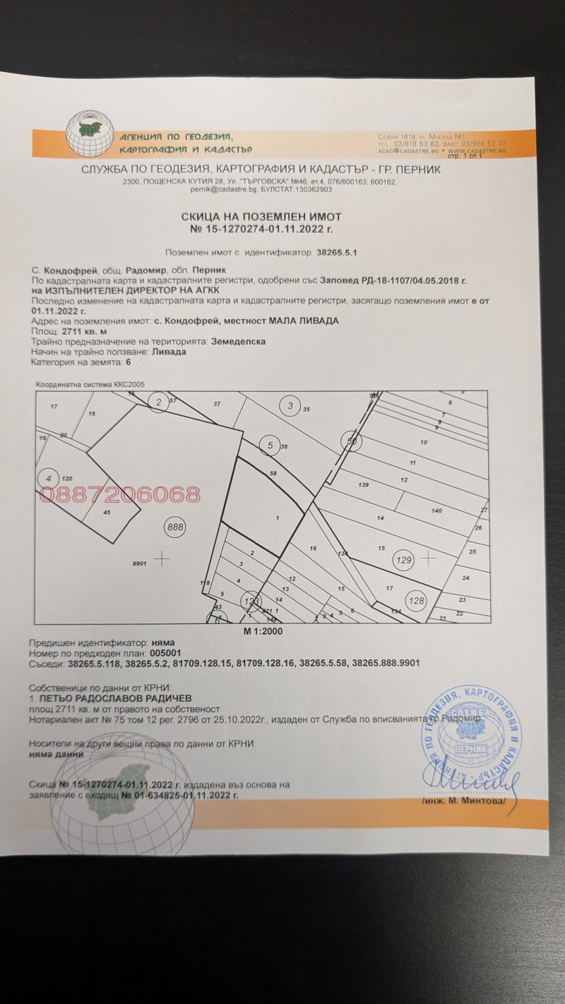 Продава  Парцел област Перник , с. Кондофрей , 22000 кв.м | 89004725 - изображение [11]