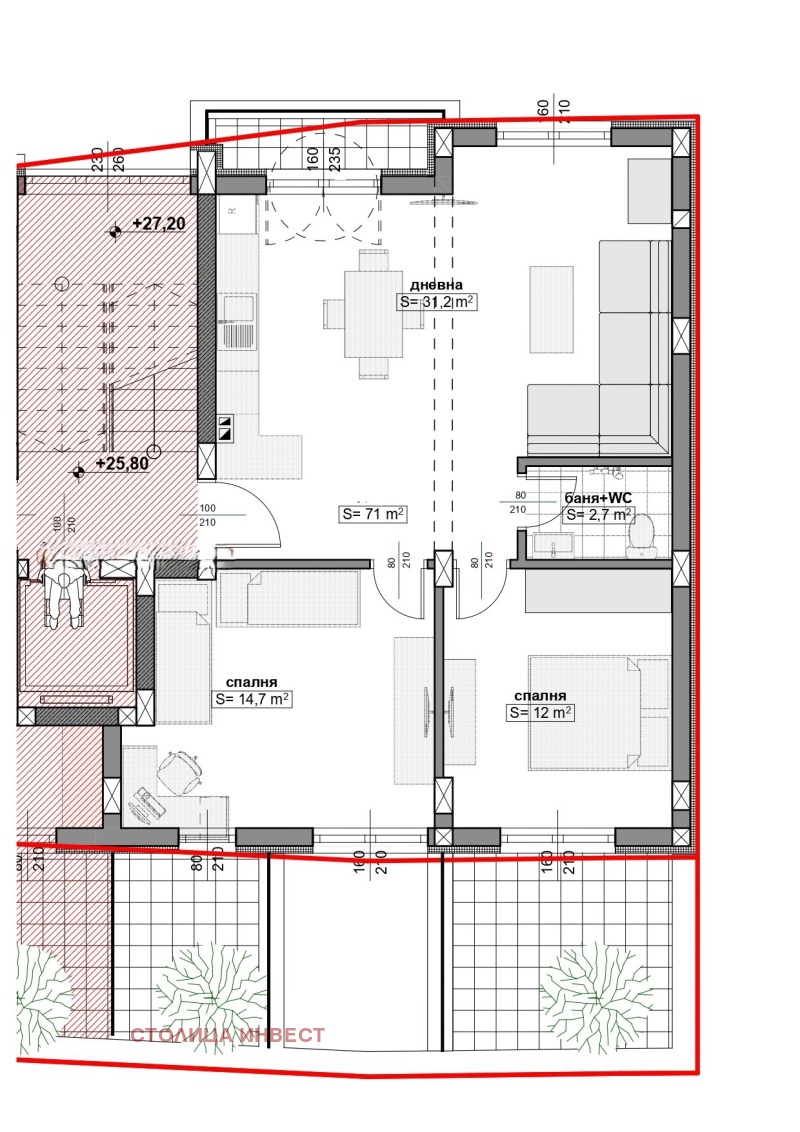 Продава 3-СТАЕН в град Русе, Широк център - 99 кв.м / 128 500 € » 251 324.16 лв., СТОЛИЦА ИНВЕСТ