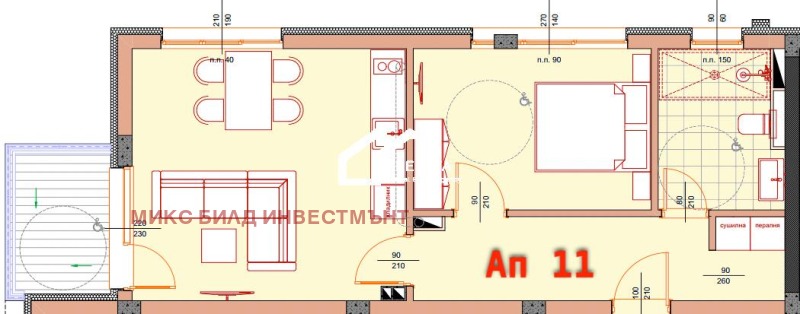 Satılık  1 yatak odası bölge Burgaz , Çernomorec , 72 metrekare | 78108921 - görüntü [6]