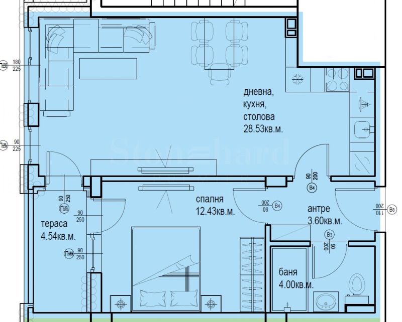 Продава 2-СТАЕН, гр. Пловдив, Кършияка, снимка 3 - Апартаменти - 53274357