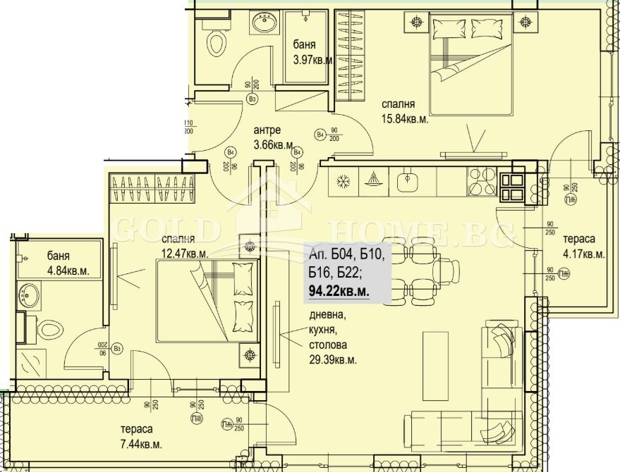 Продава 3-СТАЕН, гр. Пловдив, Кършияка, снимка 4 - Апартаменти - 54299429