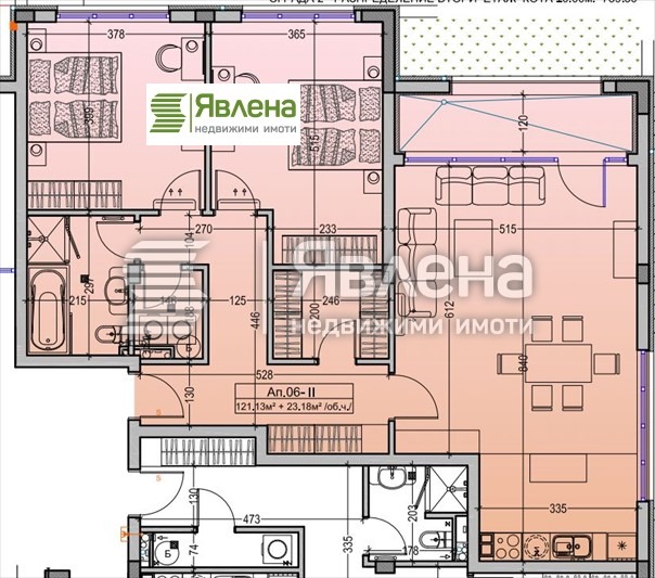 Till salu  2 sovrum Sofia , Dragalevci , 144 kvm | 68373795 - bild [12]