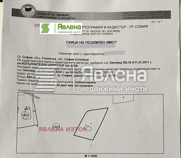 Eladó  Cselekmény Sofia , Simeonovo , 850 négyzetméter | 97528679 - kép [6]