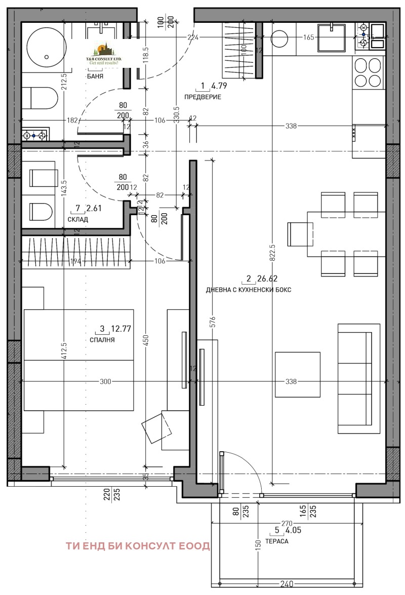 Satılık  1 yatak odası Sofia , Malinova dolina , 76 metrekare | 20472945 - görüntü [7]