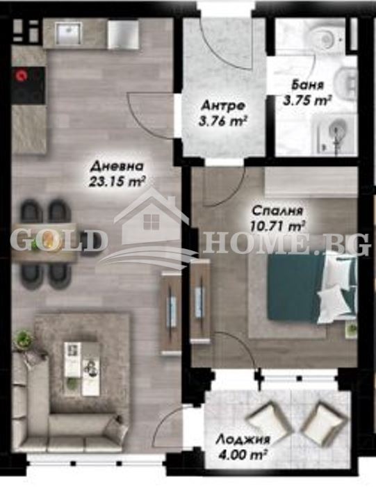 Продава 2-СТАЕН, гр. Пловдив, Остромила, снимка 4 - Апартаменти - 53004408