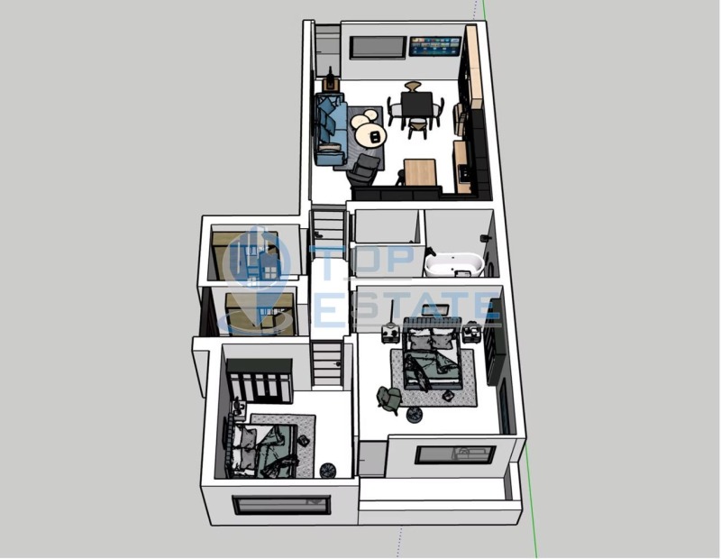 Eladó  2 hálószobás Veliko Tarnovo , Buzludzsa , 119 négyzetméter | 75384441 - kép [3]