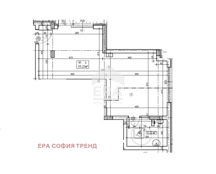 Te koop  Winkel Sofia , Nadezjda 1 , 61 m² | 79499046