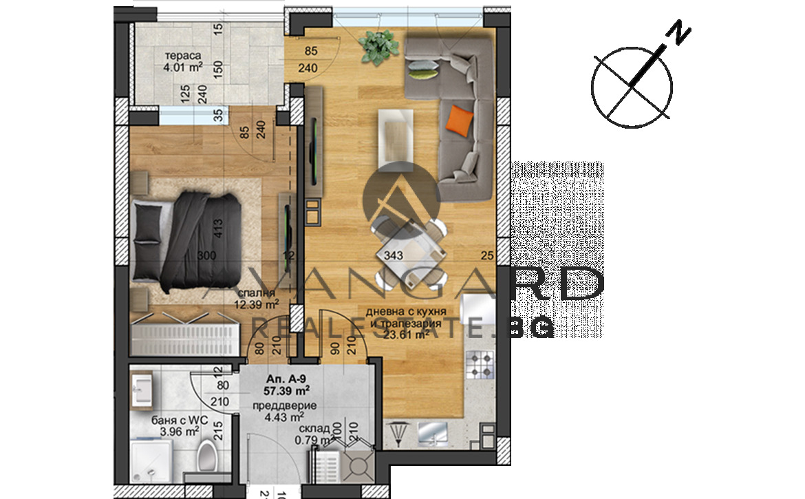 Продава 2-СТАЕН, гр. Пловдив, Христо Смирненски, снимка 2 - Апартаменти - 51454366