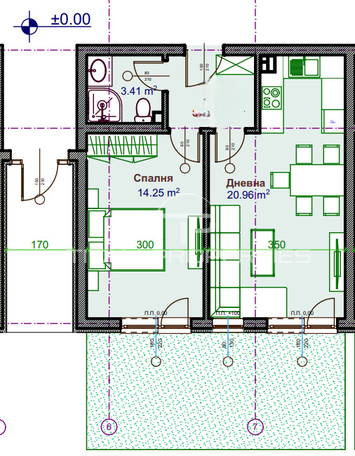 Na prodej  1 ložnice Plovdiv , Christo Smirnenski , 91 m2 | 55507533 - obraz [3]