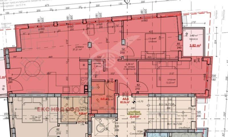 Продава  3-стаен град Пловдив , Остромила , 111 кв.м | 46404373