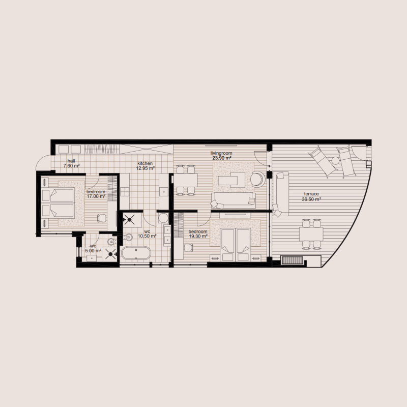 Продава 3-СТАЕН, гр. Свети Влас, област Бургас, снимка 3 - Апартаменти - 52453099