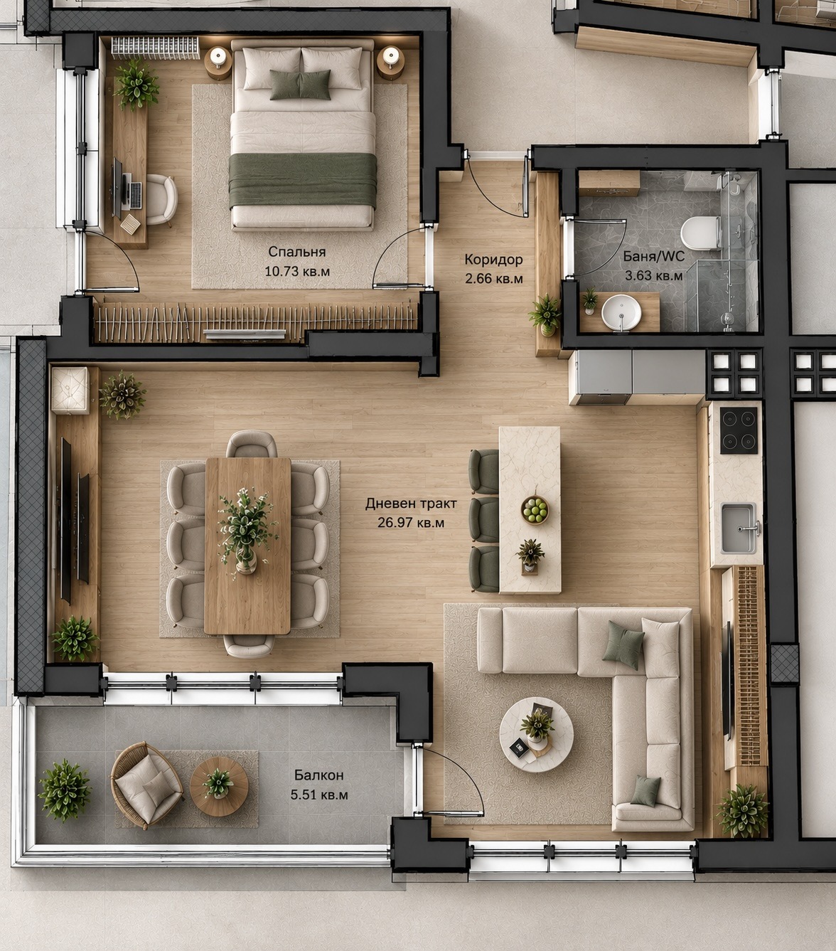 Продава 3-СТАЕН, гр. Варна, Бриз, снимка 10 - Апартаменти - 56107087