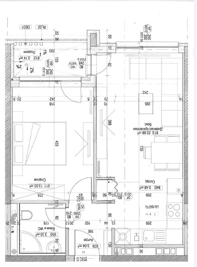 Til salgs  1 soverom Sofia , Zona B-5 , 70 kvm | 11210004 - bilde [2]