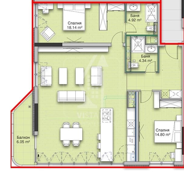 Продава 3-СТАЕН, гр. София, Витоша, снимка 11 - Апартаменти - 53690382
