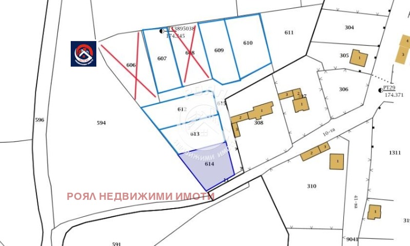 Продава  Парцел област Пловдив , с. Костиево , 600 кв.м | 36957516