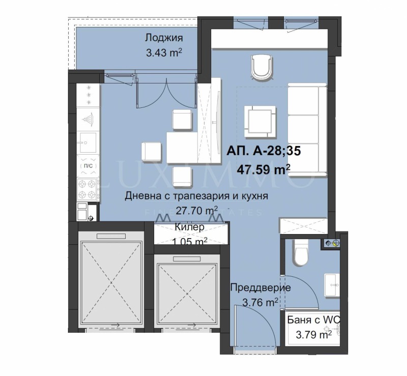 На продаж  Студія Пловдив , Христо Смирненски , 56 кв.м | 63795615 - зображення [4]