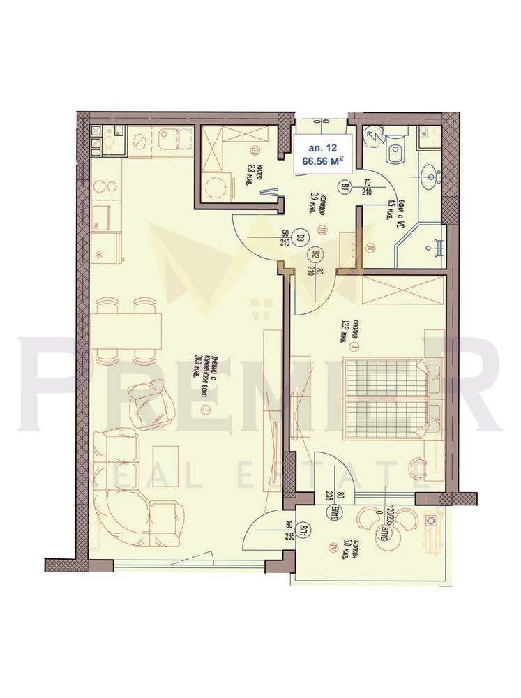 Продава 2-СТАЕН, гр. Варна, Бриз, снимка 14 - Апартаменти - 55783694