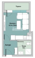 Продава  1-стаен град Пловдив , Тракия , 36 кв.м | 93947617 - изображение [2]