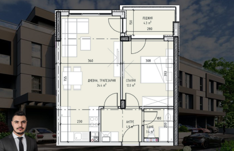 Продава 2-СТАЕН, гр. София, Малинова долина, снимка 2 - Aпартаменти - 49315140