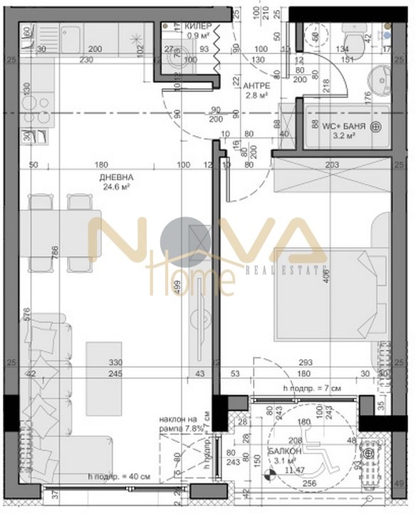 Zu verkaufen  1 Schlafzimmer Warna , Wladislaw Warnentschik 1 , 65 qm | 39866047 - Bild [2]