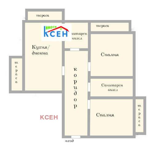 Till salu  2 sovrum Targovistje , Centar , 95 kvm | 42332404 - bild [10]