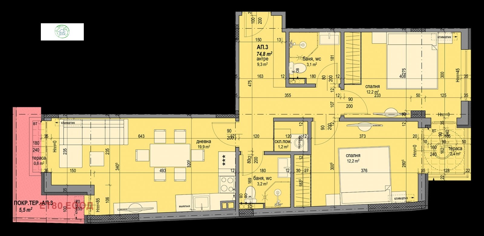 Продава 3-СТАЕН, гр. София, Надежда 2, снимка 14 - Апартаменти - 54325568