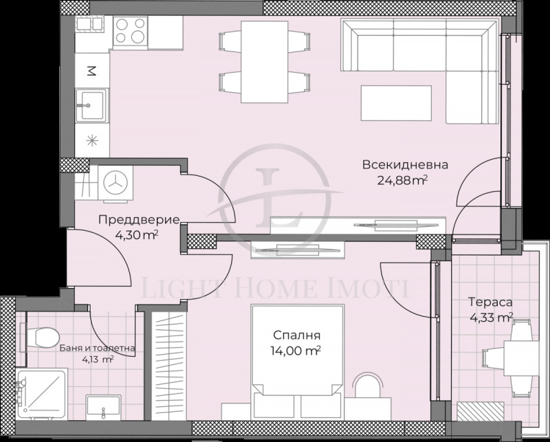 Продава 2-СТАЕН, гр. Пловдив, Остромила, снимка 10 - Aпартаменти - 47578213