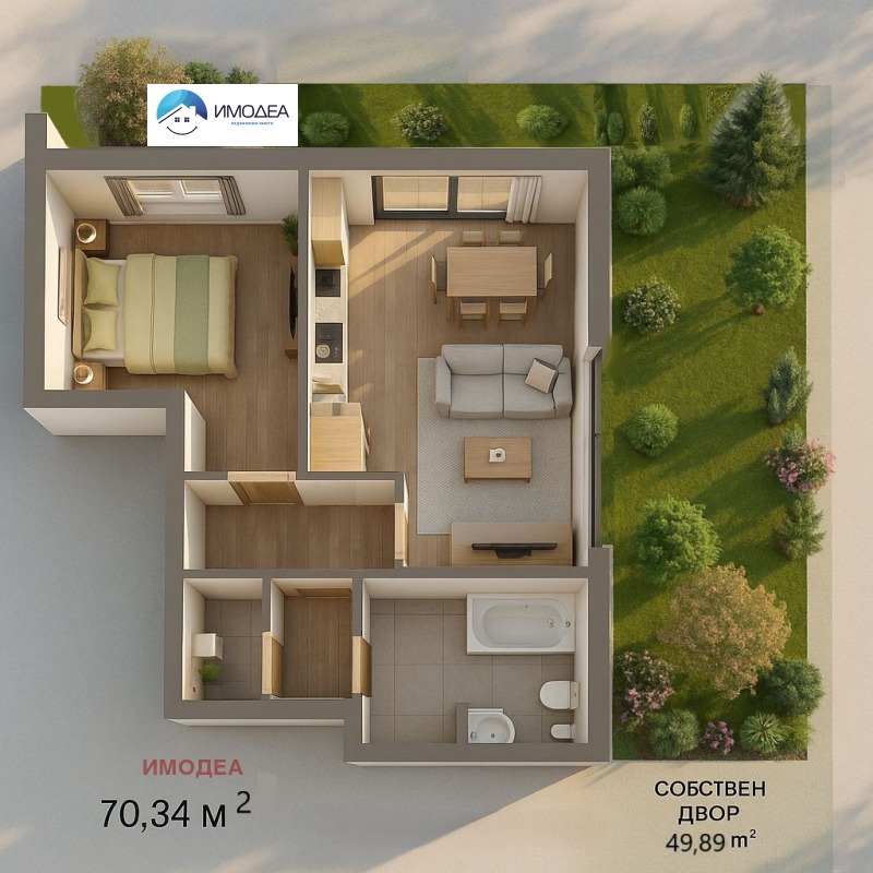 Na prodej  1 ložnice Veliko Tarnovo , Zona B , 131 m2 | 75095050