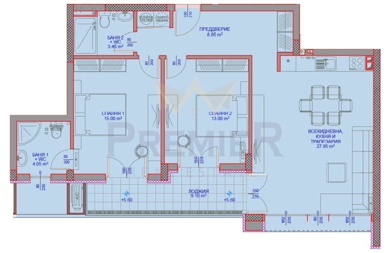 Продава 3-СТАЕН, гр. Варна, Виница, снимка 6 - Апартаменти - 53075644