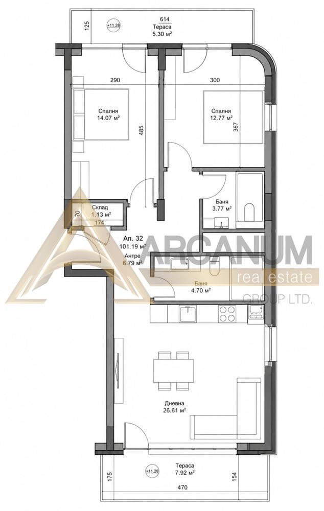Продава 3-СТАЕН, гр. Варна, Трошево, снимка 9 - Апартаменти - 56117308