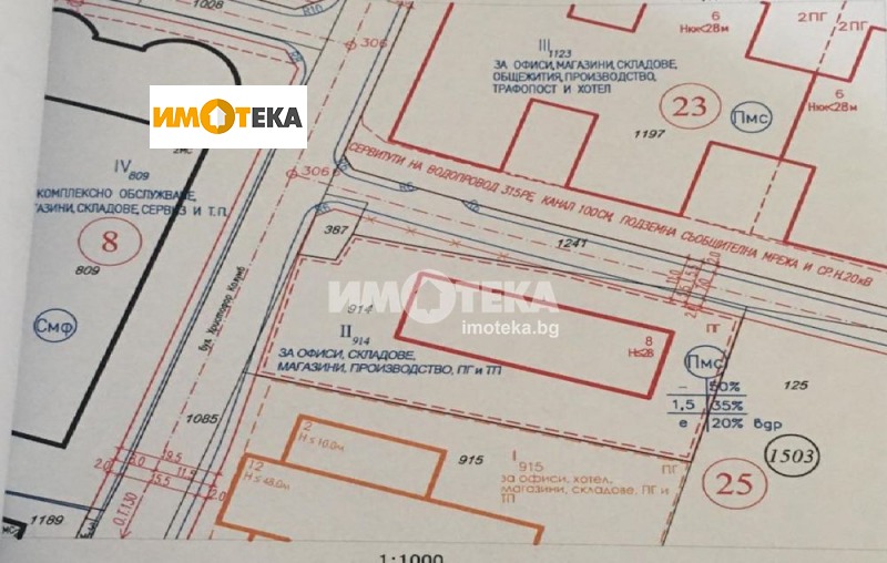 Продава ПАРЦЕЛ в град София, НПЗ Искър - 3483 кв.м / 1 635 000 € » 3 197 782.05 лв., ИМОТЕКА